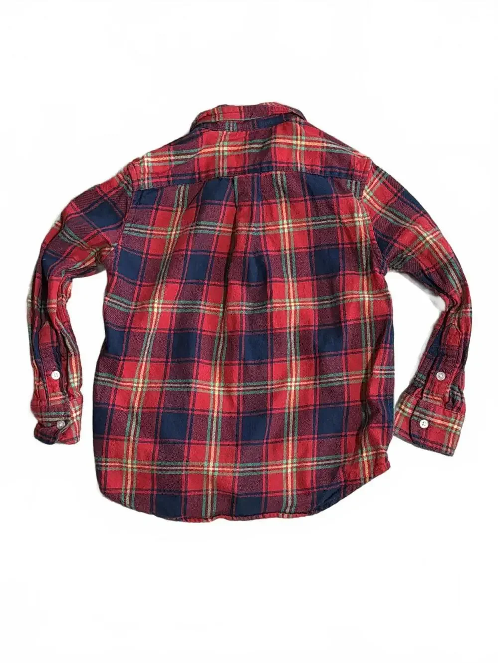 Ralph Lauren Kids Classic Red Plaid Flannel Shirt - Boys Size 4